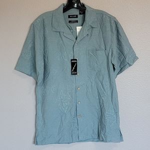 PIERRE CARDIN   SILK SHORT SLEEVE SHIRT/ S.